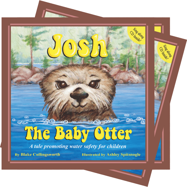 Josh The Otter Water Safety & Awareness Project - Josh The Baby Otter [book] (603x603), Png Download