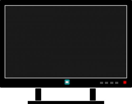 Télévision Illustration (500x395), Png Download