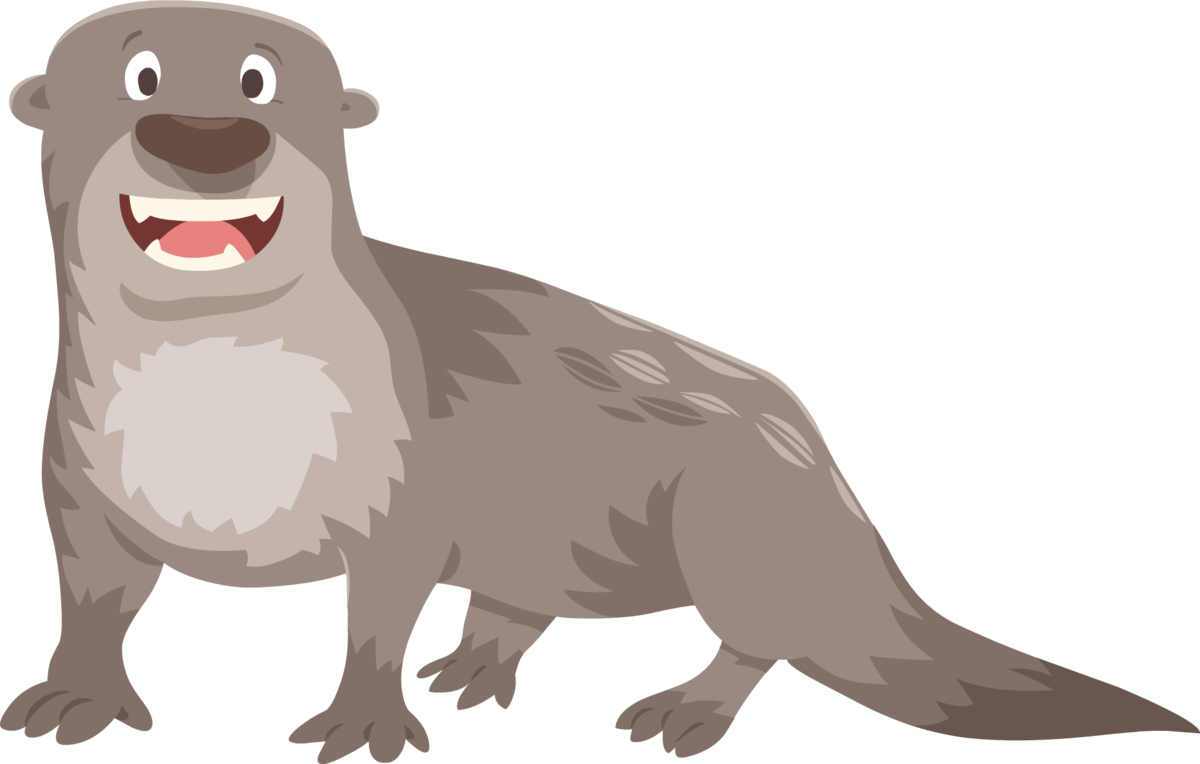 Otter (1200x764), Png Download