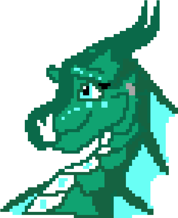 Otter Pixel - Pixel (630x750), Png Download