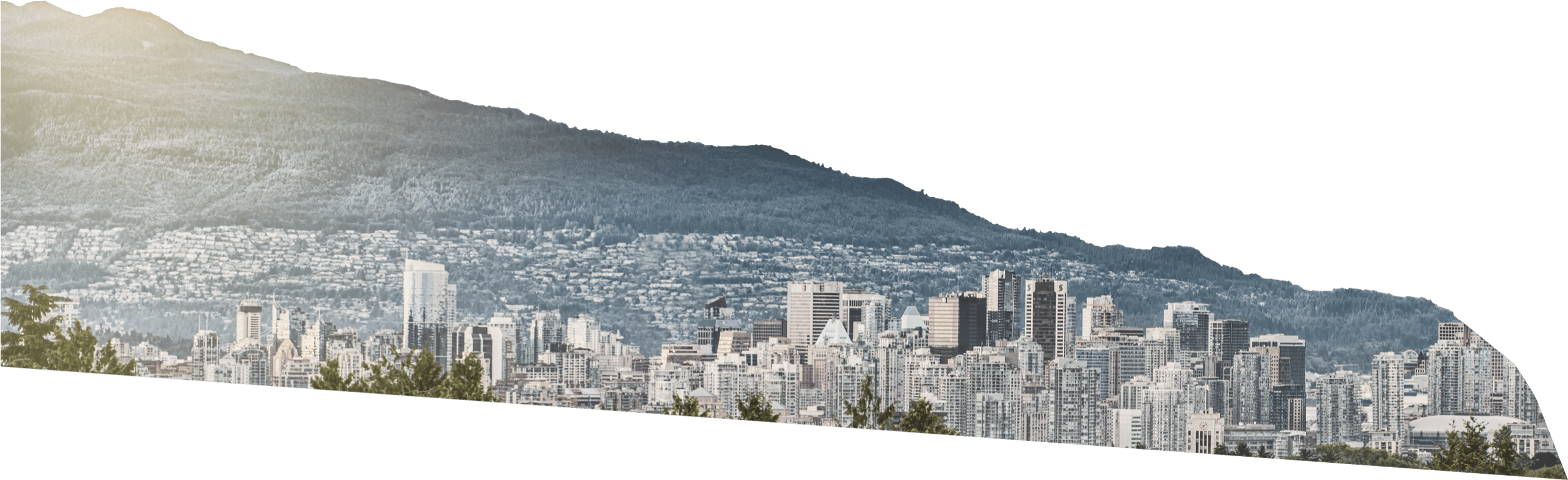 Mountain Range 1 Header Layer - Mountain Range (4000x2570), Png Download