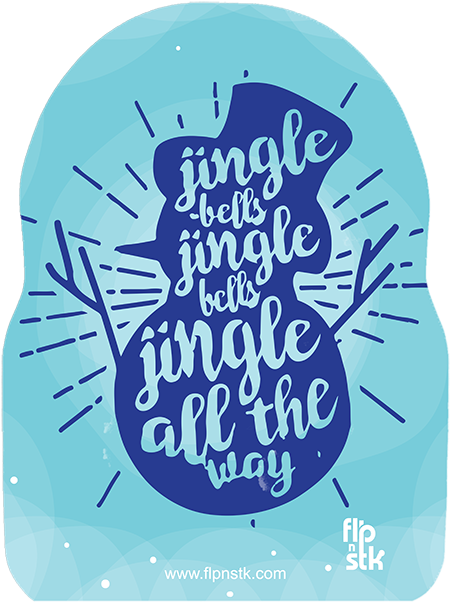 Jingle Bells Charcoal Snowman - Christmas Snowman Jingle Bells Jingle All The Way Womens (655x655), Png Download