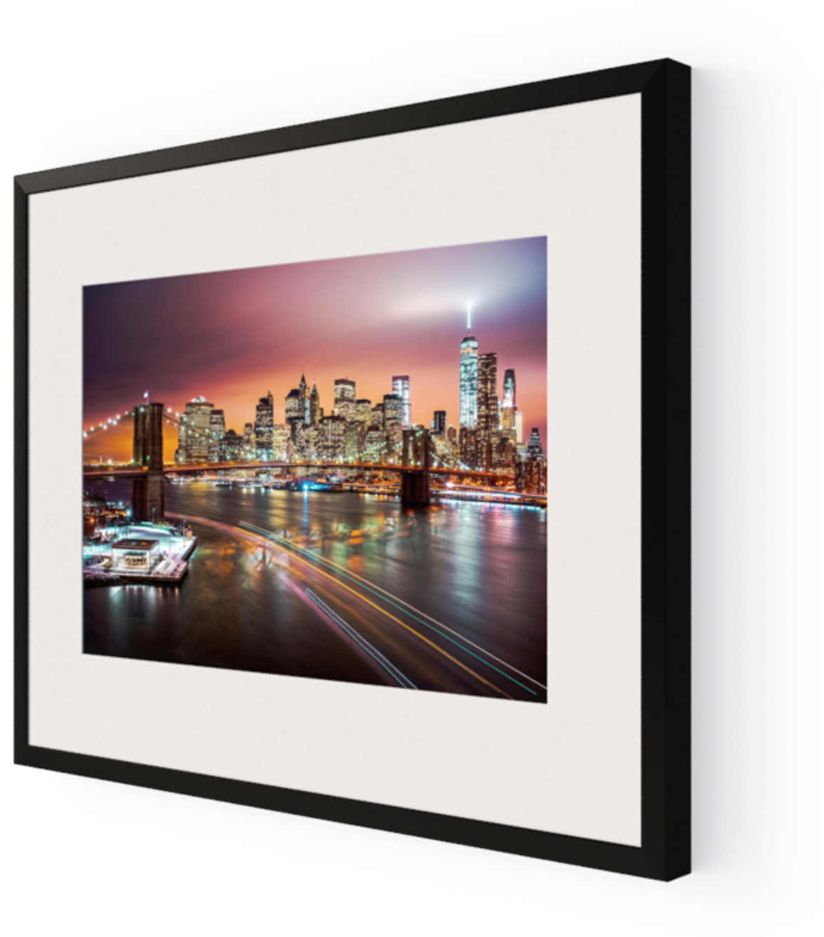 Photo New York Skyline - Picture Frame (2000x1334), Png Download