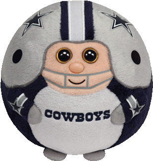 Dallas Cowboys Beanie Ballz - Ty Beanie Ballz Dallas Cowboys (350x350), Png Download