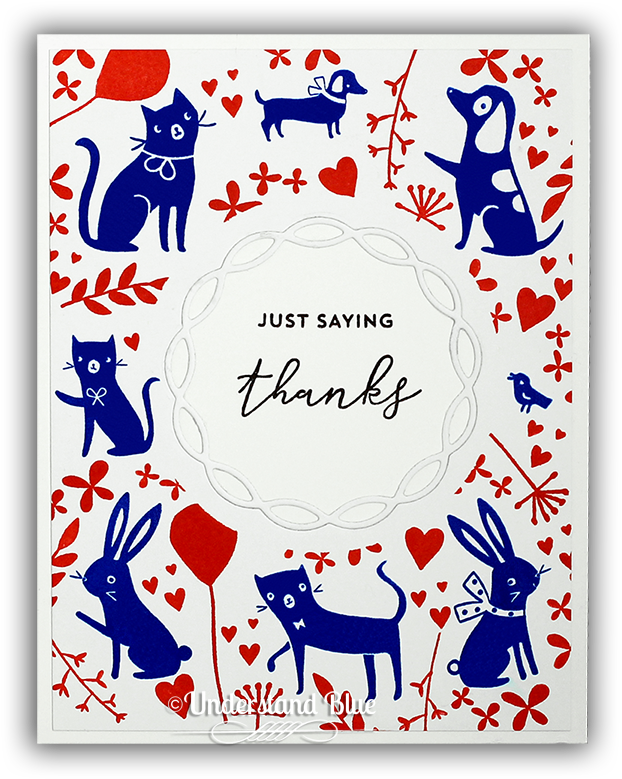 Beautiful Scandinavian Inspired Card By Understand - Pinkfresh Studio Playful Animals (650x810), Png Download