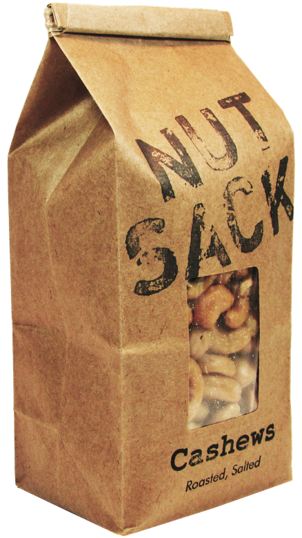 Roasted Salted Cashews Nutsack Nuts Nutsack Foods Loaded - Cashew (800x800), Png Download