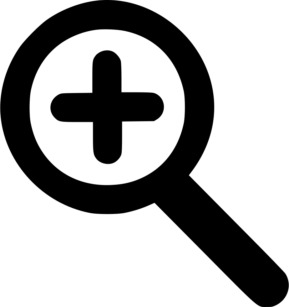 Zoom In Magnifying Glass - Zoom Magnifying Glass Svg (924x980), Png Download