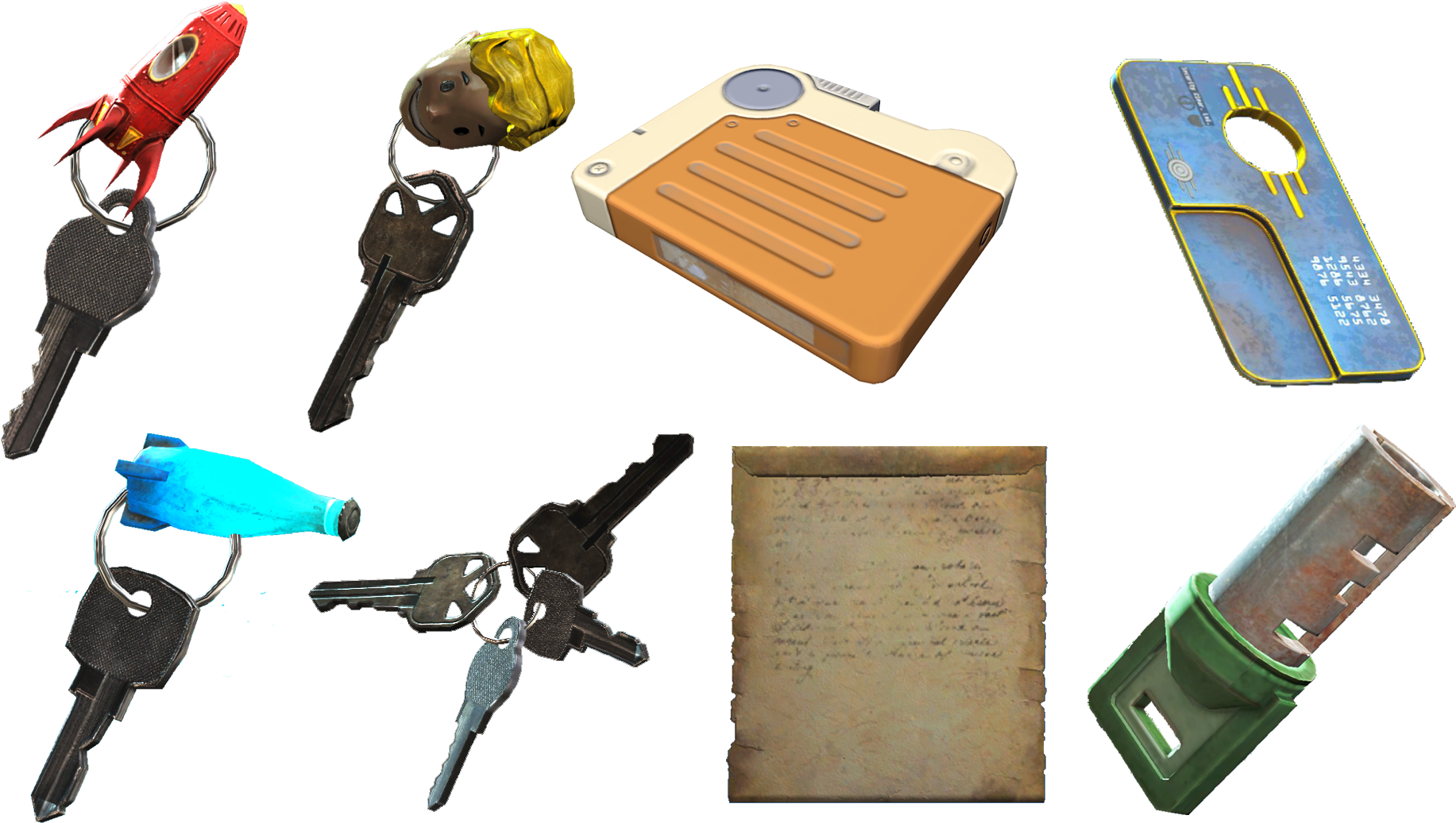 Fallout 4 Key Models - Fallout 4 (1946x1090), Png Download