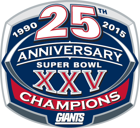 New York Giants Png Transparent Image - Super Bowl 25 Logo (452x415), Png Download