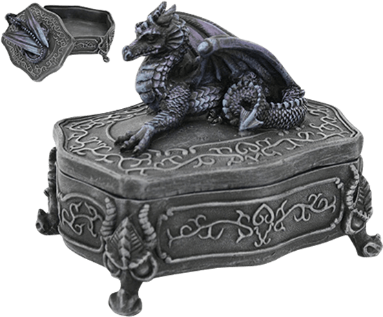 Dragon Claw Foot Trinket Box (555x555), Png Download