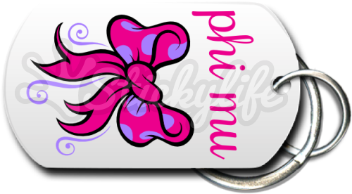 Phi Mu Key Chain (940x587), Png Download