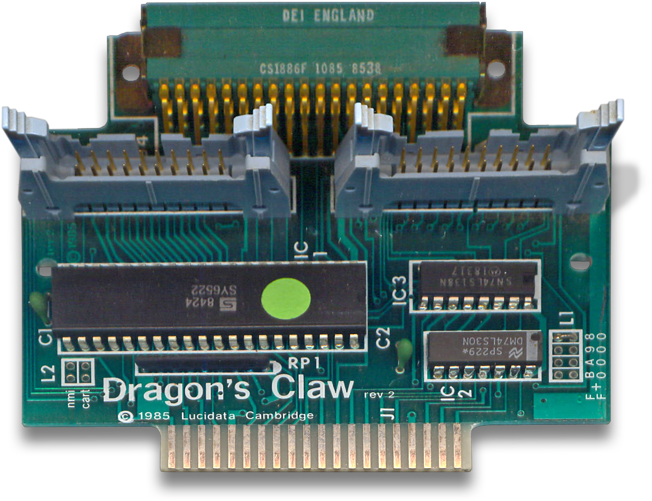 Thedragonsclaw Pcb Top-xavax (1544x1302), Png Download