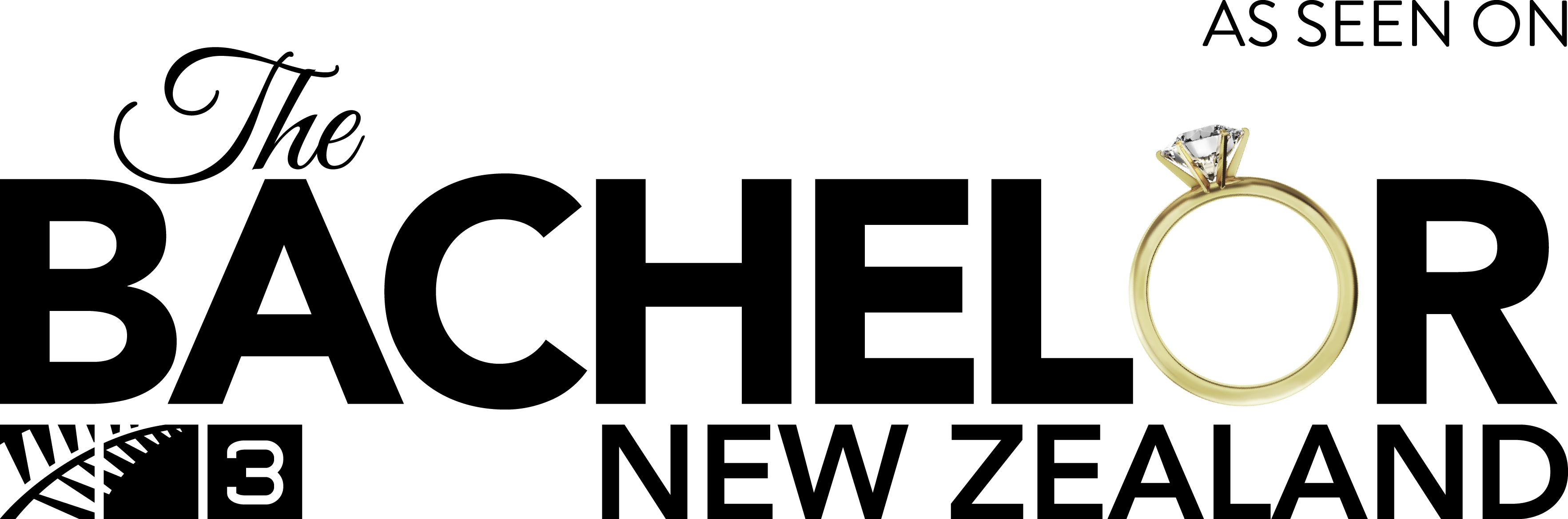 Aso Thebachelornz Tv3 Withring Black (3530x1170), Png Download