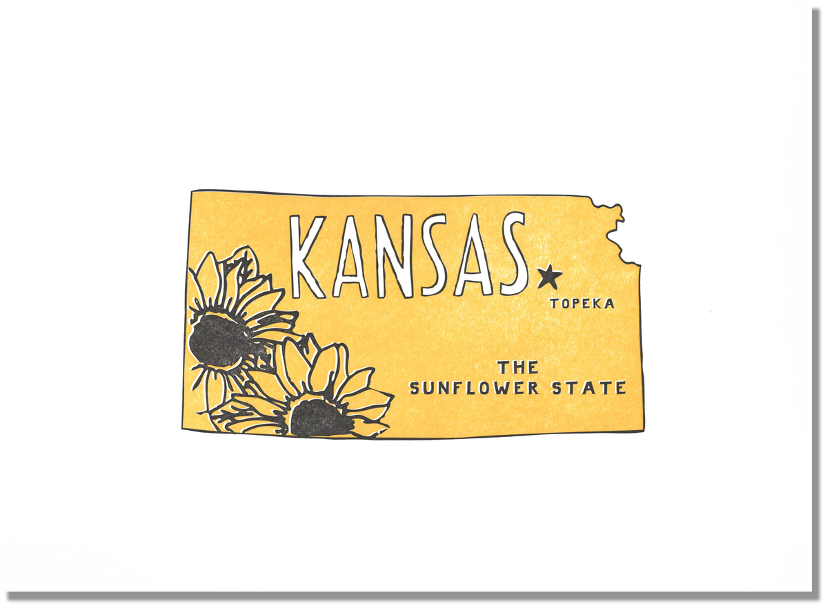 Kansas State Print (1280x960), Png Download