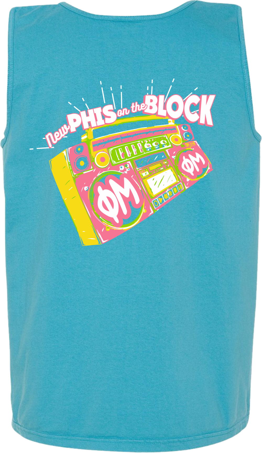 Phi Mu New Phis On The Block Back (1000x1726), Png Download