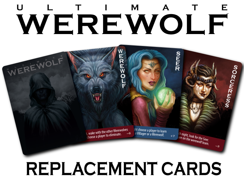 Replacement Cards For Ultimate Werewolf (800x598), Png Download