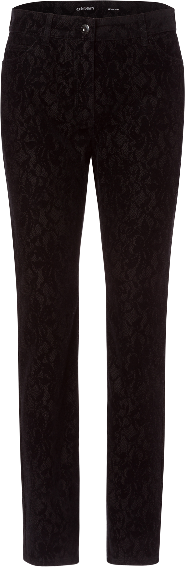 Velvet Trousers With Festive Motif (1652x1990), Png Download