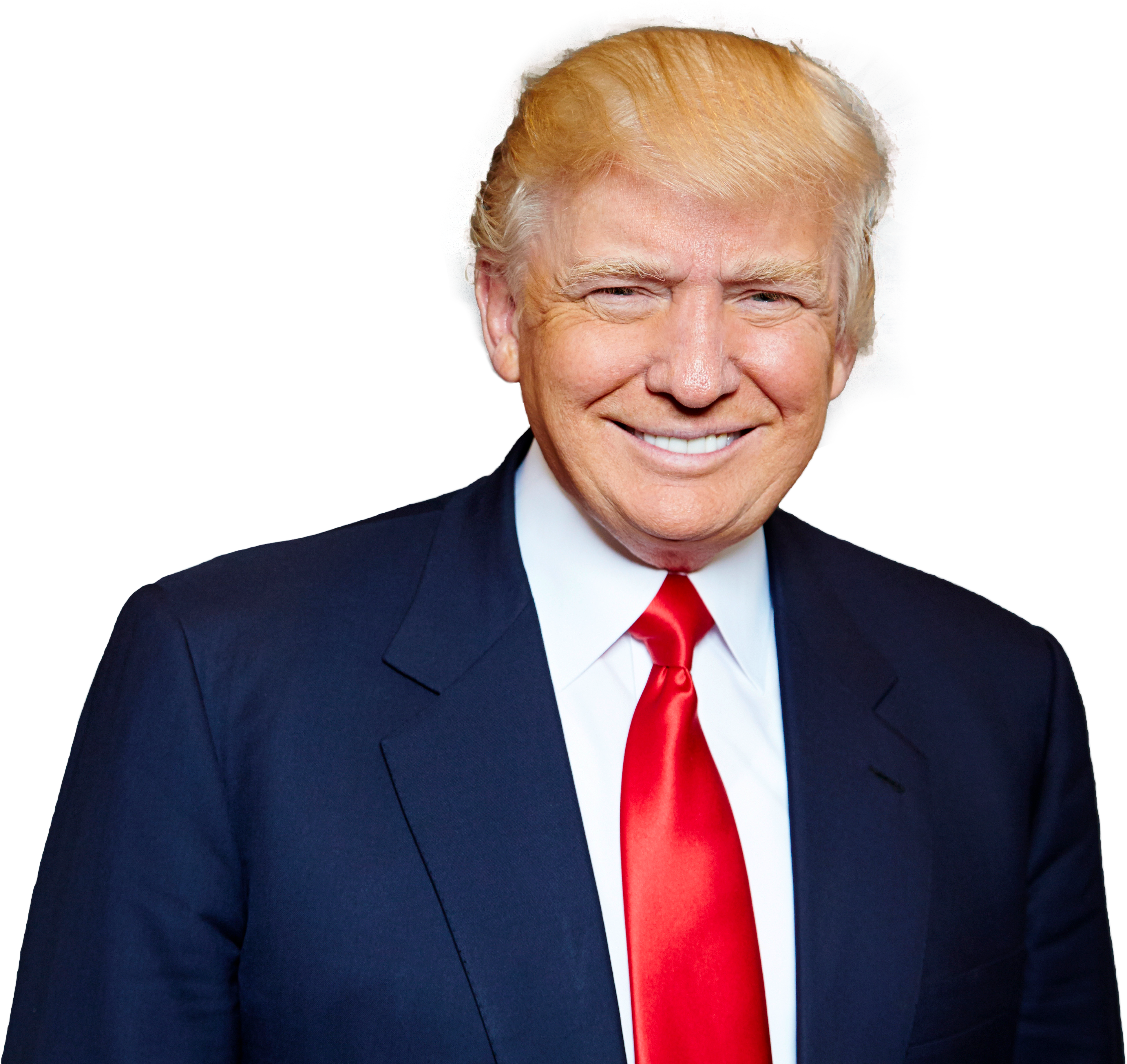 Persondonald Trump Smiling (3891x3675), Png Download