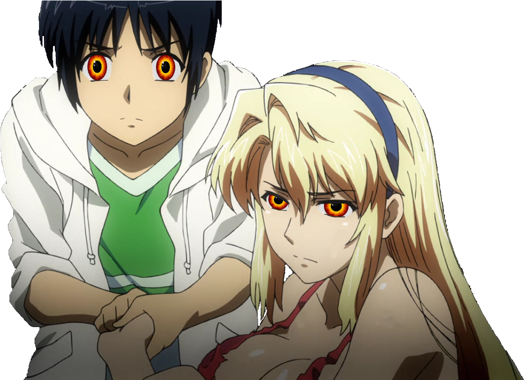 Kazuya And Satellizer Sith Eyes Render (1366x768), Png Download