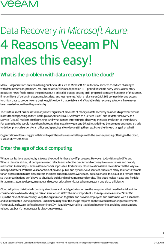 Data Recovery In Microsoft Azure (636x901), Png Download