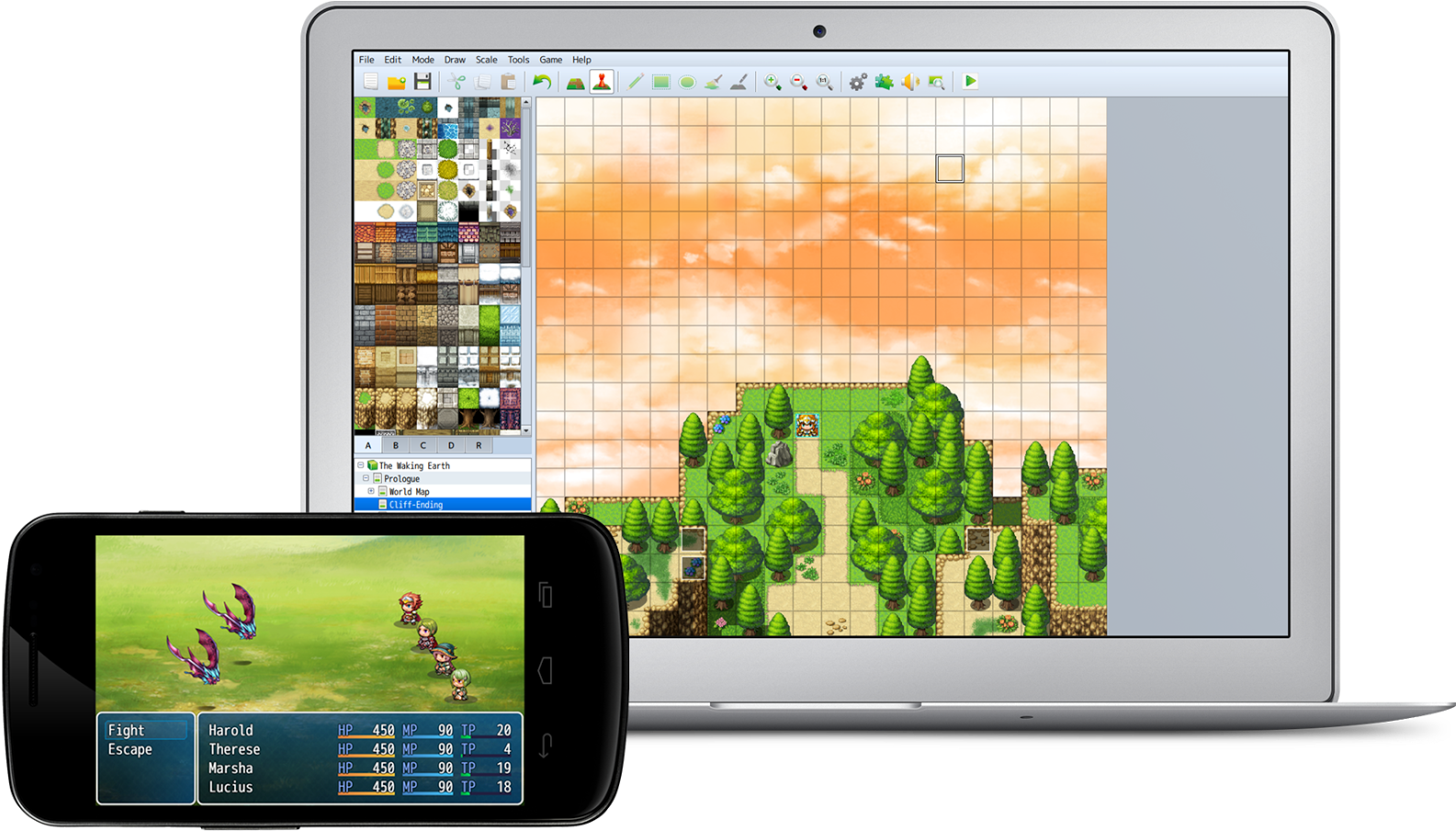 Make Your Own Jrpg (1600x904), Png Download