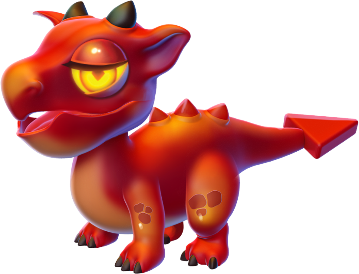 Hellfire Dragon Baby (1186x907), Png Download