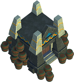 Dwarf Healing Building Level09 Building (640x480), Png Download