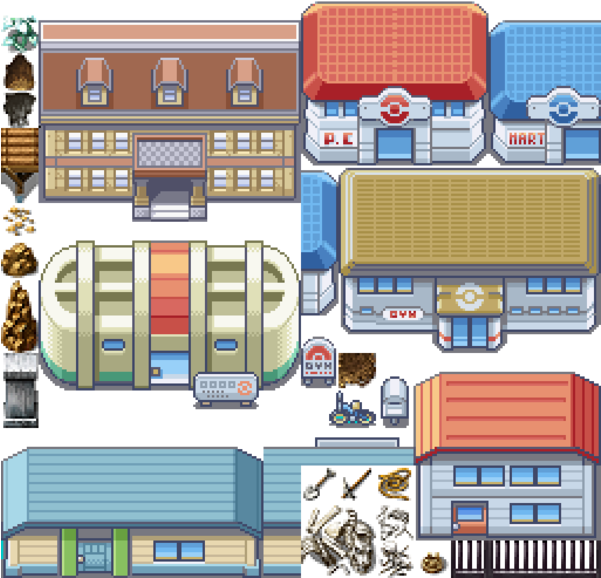 Pokemon Maps For Rpg Maker Mv (600x600), Png Download