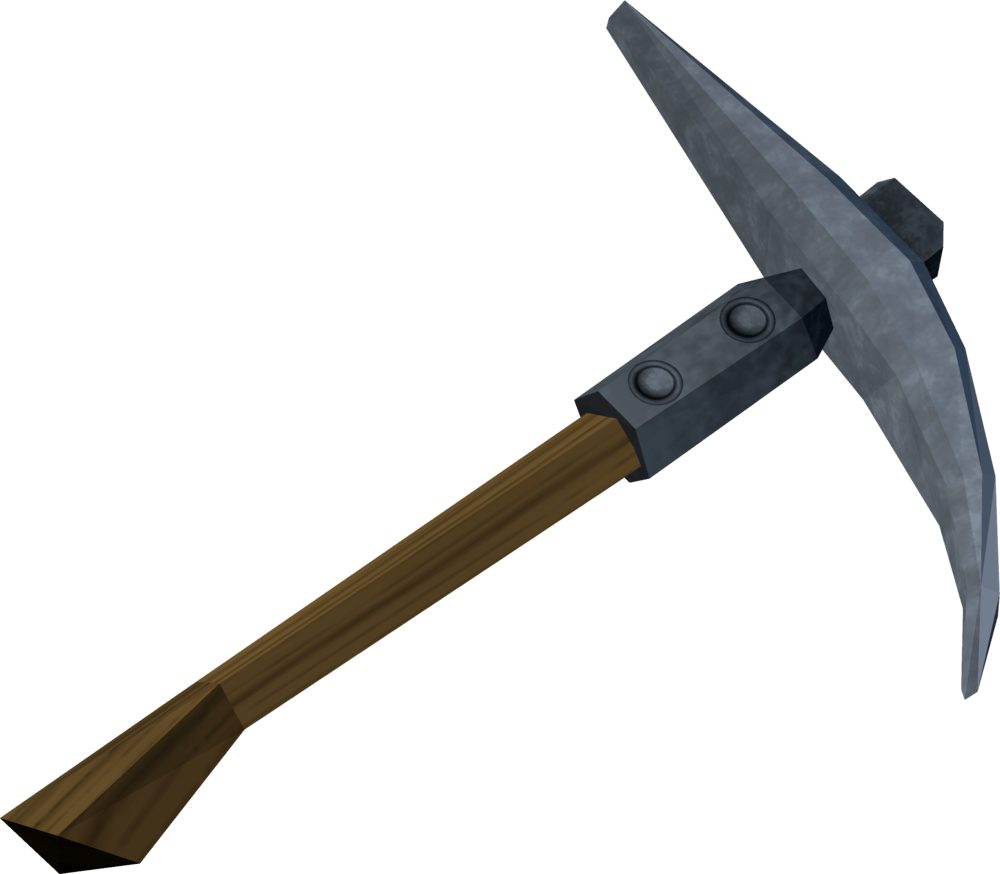 Minecraft Iron Pickaxe Png (1000x874), Png Download