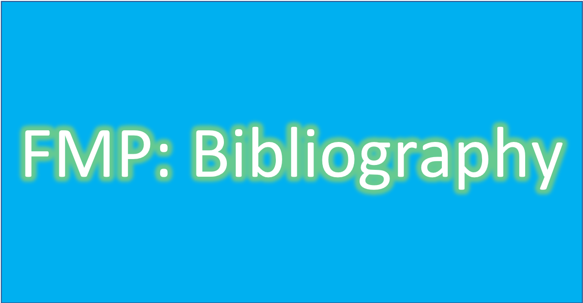 Bibliography For Fmp (1337x618), Png Download