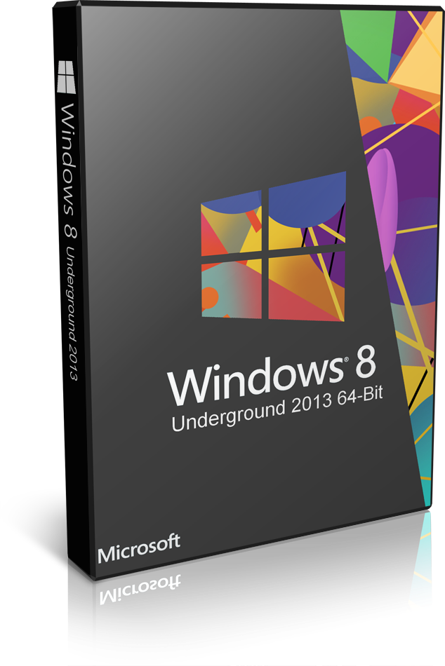 Windows 8 Underground Edition 64- Bit (634x950), Png Download