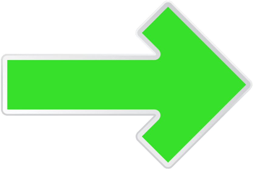 Free Png Download Arrow Green Right Transparent Clipart (850x571), Png Download