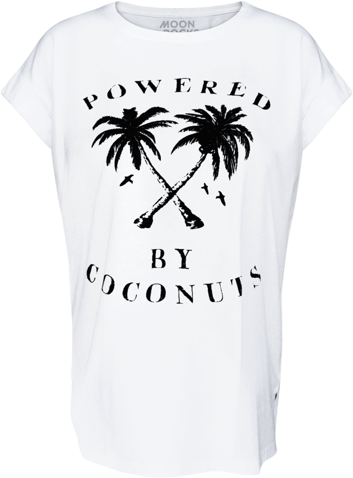 Women T-shirt Coconut Power (766x1024), Png Download
