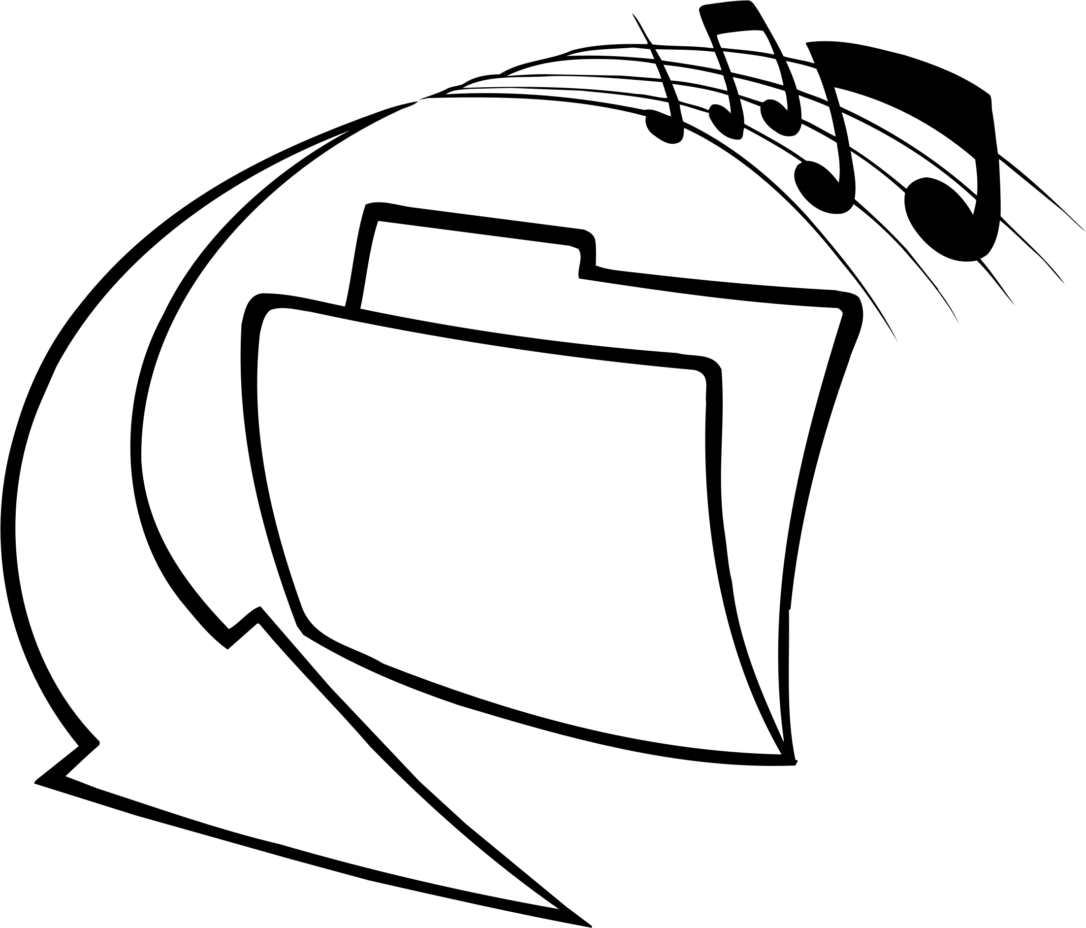 This Free Icons Png Design Of Raseone Music Folder (2206x1884), Png Download