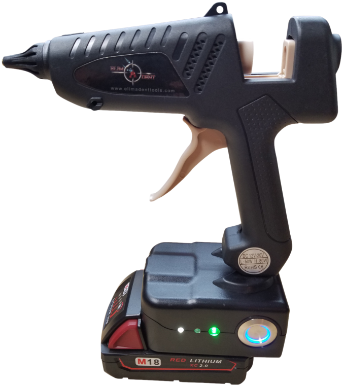 Milwaukee Cordless Glue Gun (800x800), Png Download