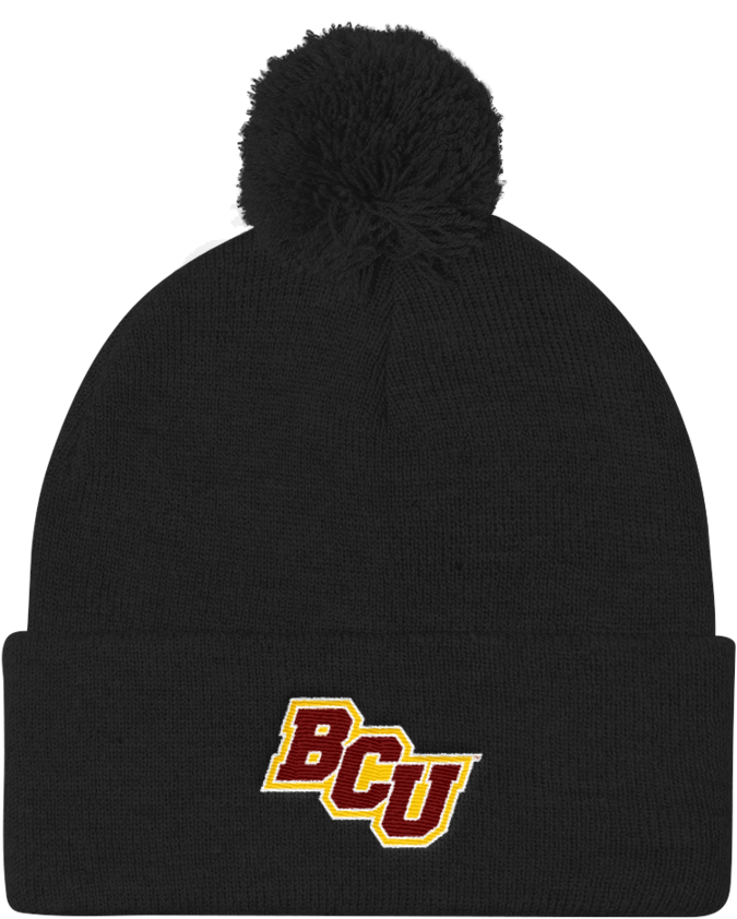 Bethune-cookman University Pom Pom Knit Cap (900x900), Png Download