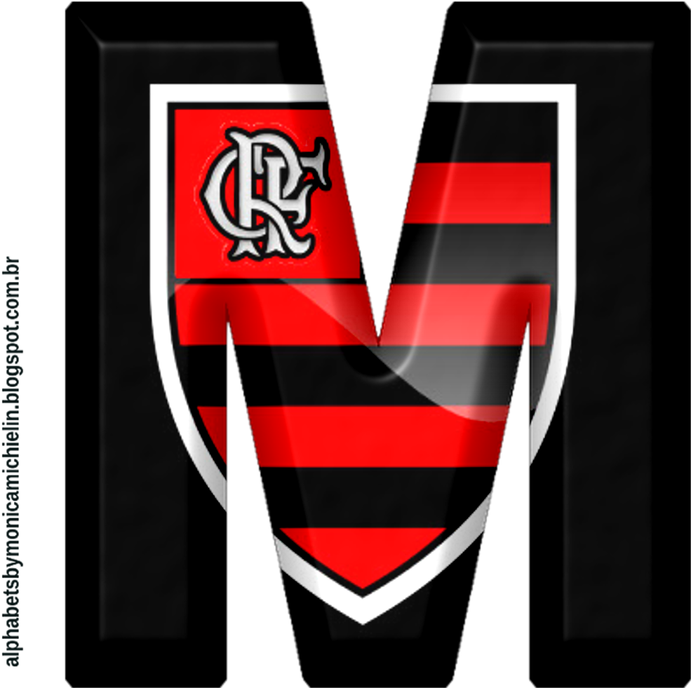 #flamengo Alfabeto Png (1000x1000), Png Download