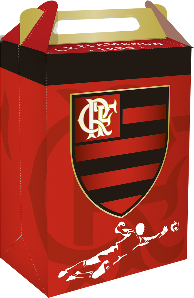 Caixa Surpresa Flamengo (990x990), Png Download
