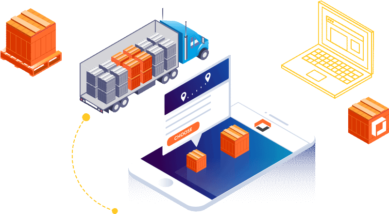Freightcenter Shipping 3pl Logistics (800x459), Png Download