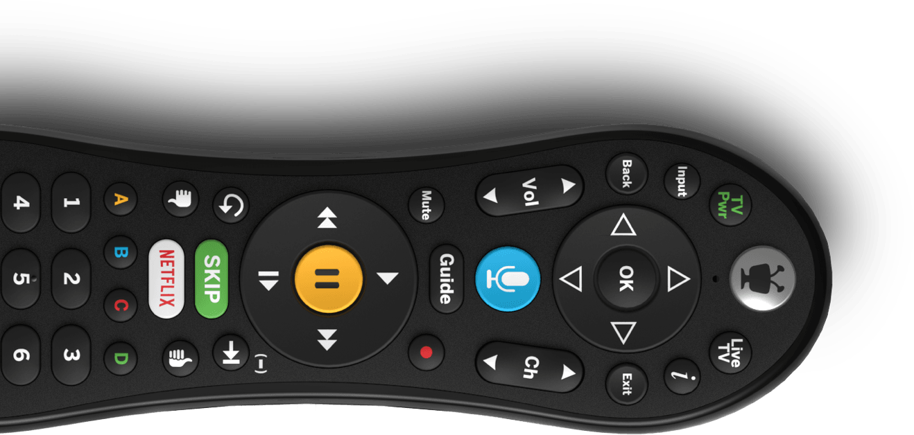Download Vox Remote Controller With Voice Command, Netflix, PNG Image