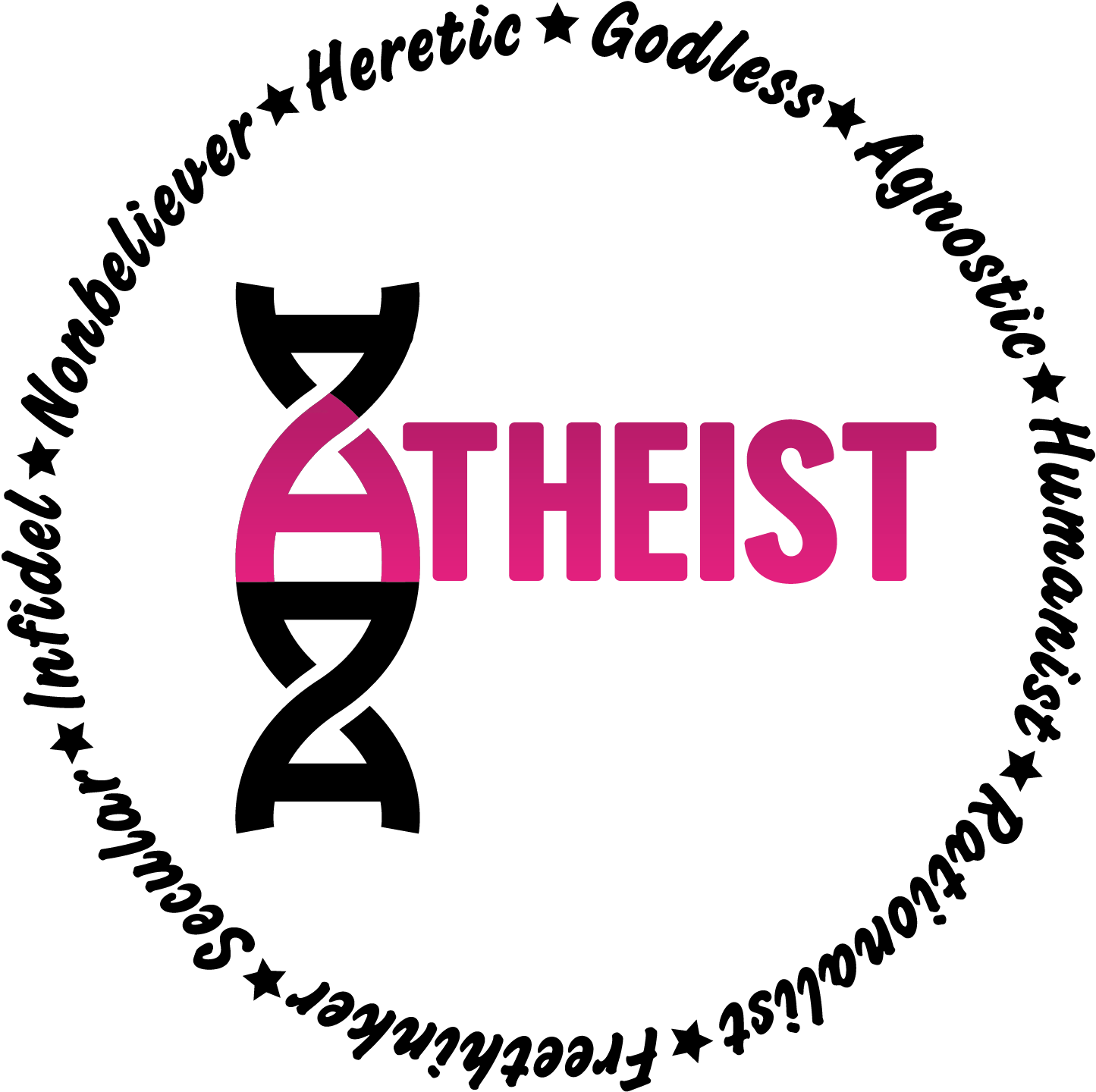 Atheist Logo (1445x1440), Png Download