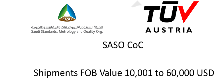 Saso Certificate Of Conformity For Shipments Fob 10k (950x500), Png Download