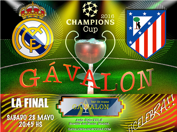 Real Madrid Vs Atletico Madrid Final Champions (600x600), Png Download