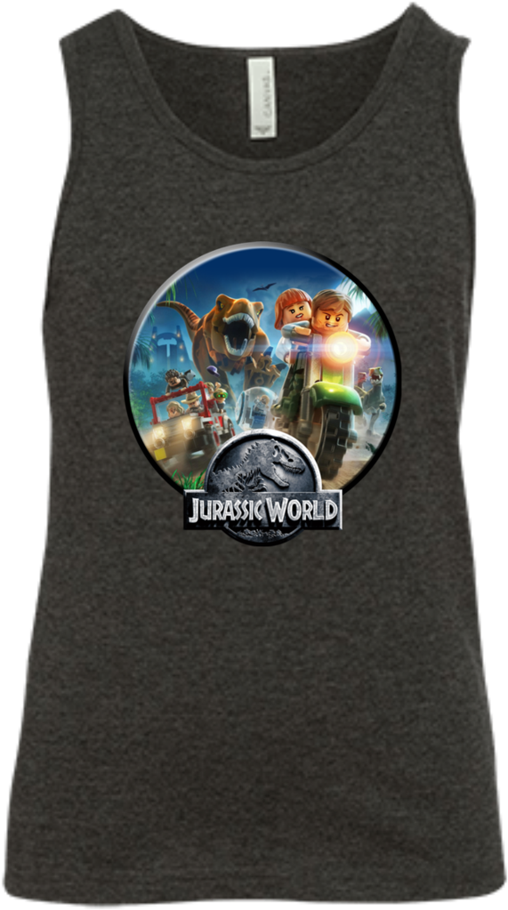 Lego Jurassic World Youth Jersey Tank T-shirts (1024x1024), Png Download