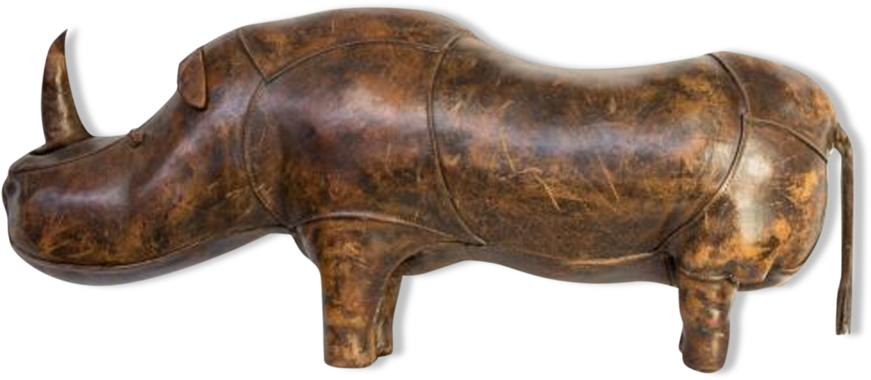 Footrest Rhino Dimitri Omersa For Abercrombie & Fitch (1457x1457), Png Download