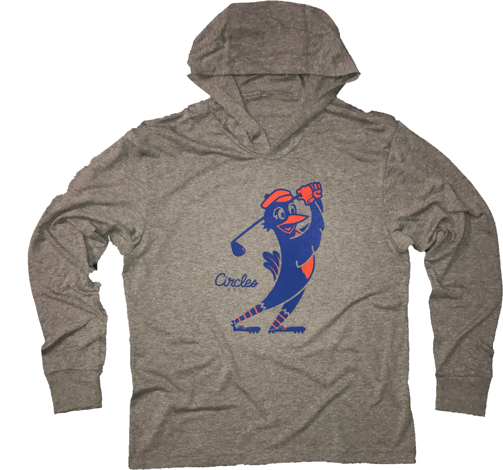 Circles Golf Chirps Mascot Logo Thin Hoodie (1800x1800), Png Download