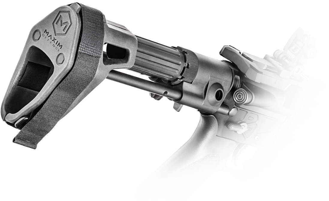 Maxim Defense Cqb Brace (1125x672), Png Download