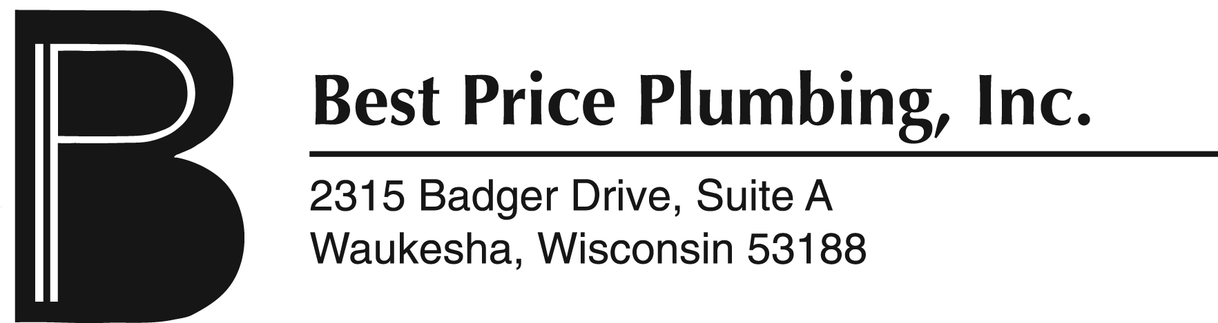 Logo For Best Price Plumbing (1763x1300), Png Download