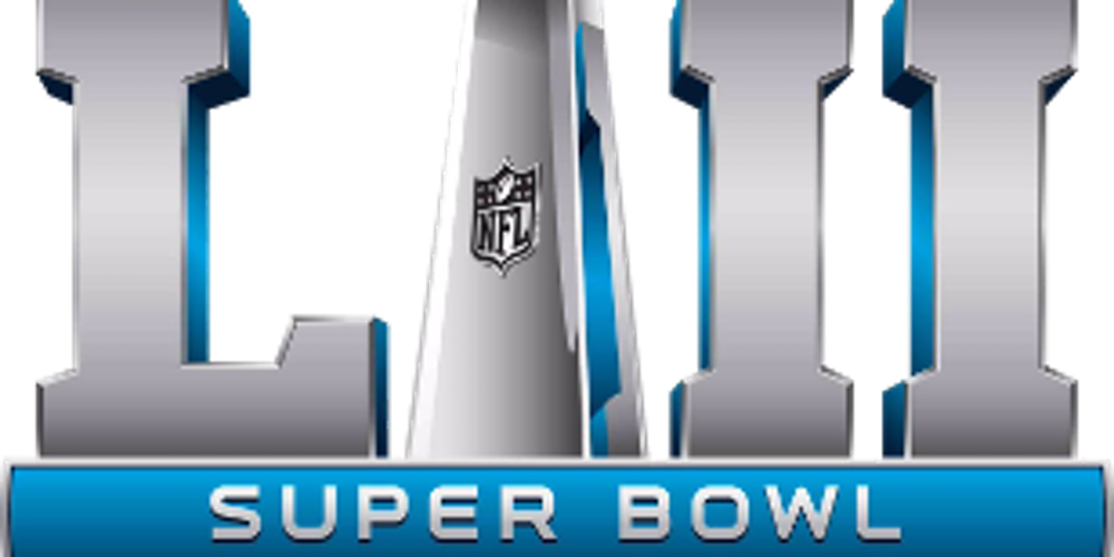 Super Bowl 52 Lii (1000x500), Png Download
