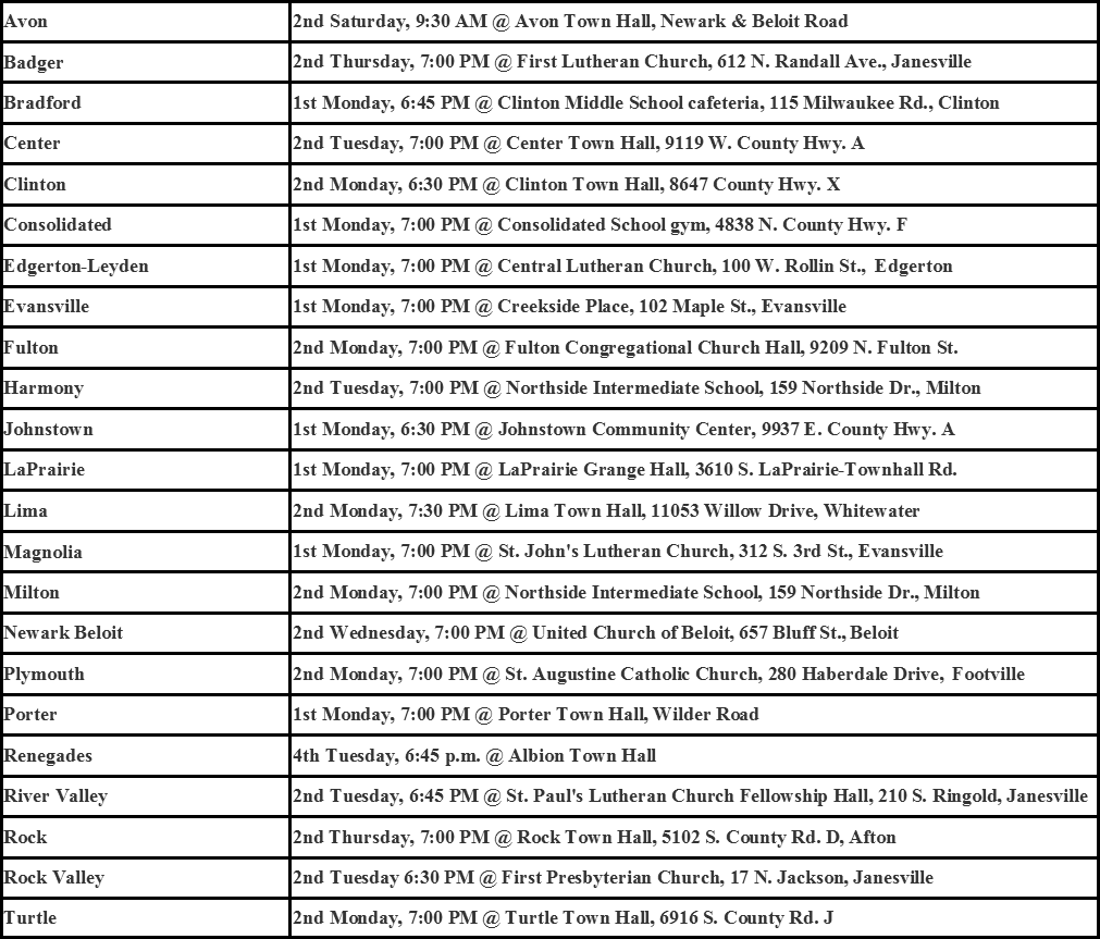 4-h Clubs Meeting Times/locations (1011x863), Png Download